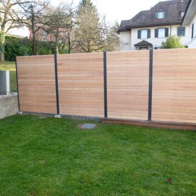 4.1 Sichtschutz Horizontal Larche Gehobelt